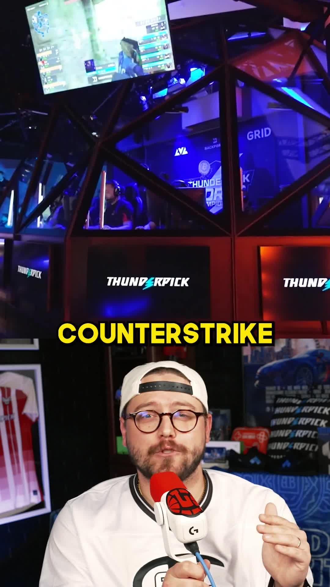 Counterstrike played in a 14 TON GLASS DOME with Thunderpick World Championship #gaming #cs #counterstrike #csgo #cs2 #thunderpick #mongolz #ThunderpickWC