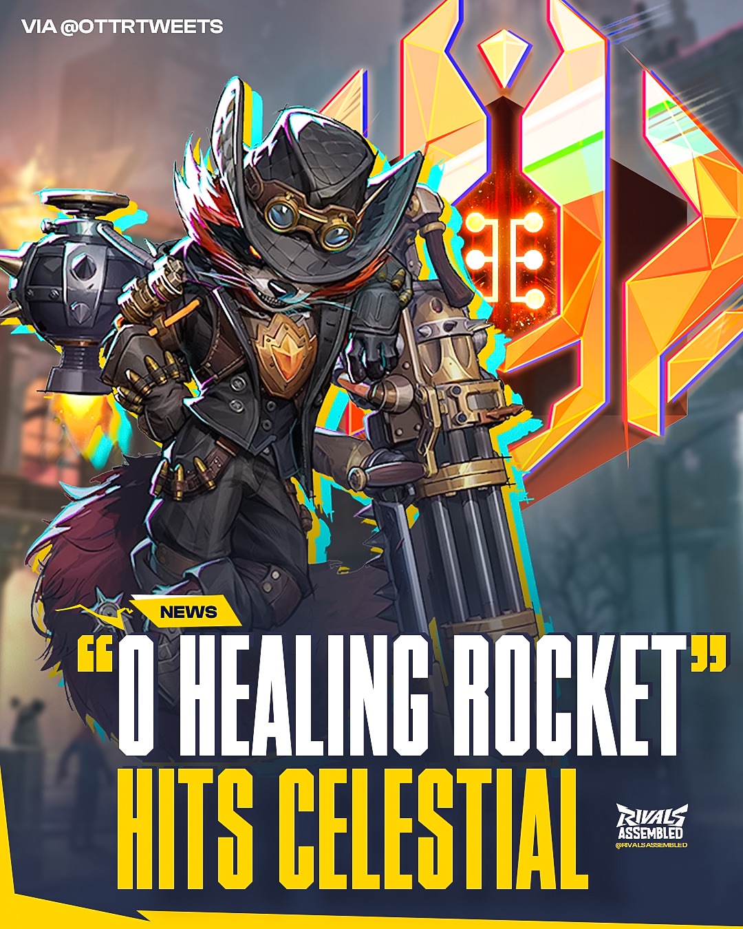 You’ve heard of “No Damage Rocket” well now we have “0 Healing Rocket” via streamer ottr who climbed to Celestial doing a total of 0 healing in Marvel Rivals 

#marvelrivals #rocketraccoon