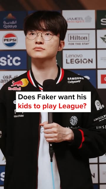 Faker says he doesn't want to make his kids play League of Legends #league #leagueoflegends #lol #faker #t1faker