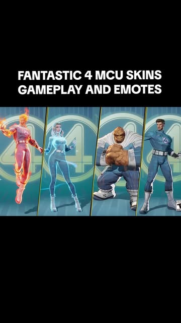 Fantastic 4 MCU skins Gameplay and Emotes 

In shops July 24, 7 PM PT

#marvelrivals #marvelrivalsclip #marvelrivalsfunny #Marvelgames