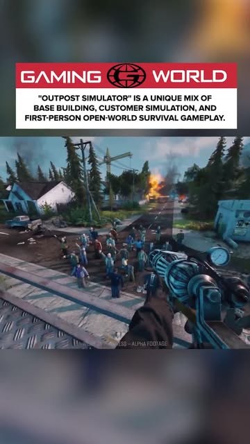 Outpost Simulator is a unique blend of base building, customer simulation, and first-person open-world survival where you manage a remote frontier station on an alien world . 
You design your outpost room by room—power systems, living quarters, hydroponics—while juggling the needs of eccentric colonists who demand food, entertainment, and emotional support . 
But don’t get too comfy—the environment is hostile, resources are scarce, and strange anomalies begin appearing as you expand . 
One wrong decision, and your whole colony might collapse . 
#OutpostSimulator #BaseBuilding #SurvivalGame #SimulationGame #FirstPerson #PCGaming #IndieGame #AlienFrontier #ColonistManagement #2026Release