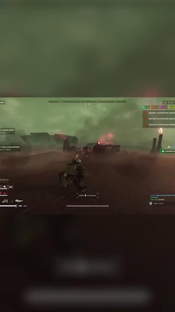 Helldivers 2 player completes a mission in seconds using a turret #helldivers #gaming