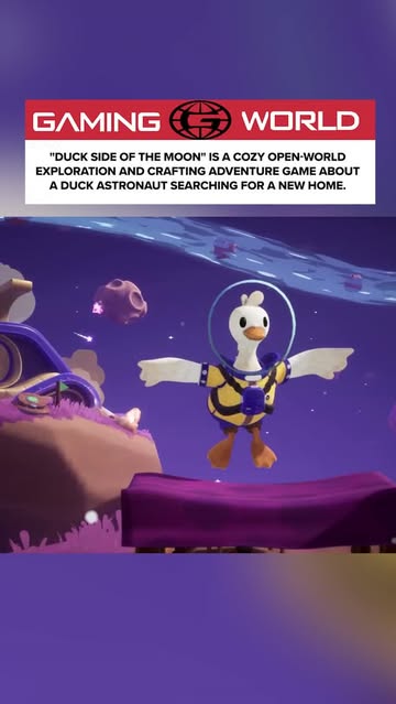 Duck Side of the Moon is a cozy open-world exploration and crafting adventure where you play as Doug, a duck astronaut stranded in a strange corner of the galaxy. After a mission goes wrong, Doug sets out on a relaxing journey to find a new homeworld, exploring colorful alien environments filled with secrets and friendly creatures. (Steam Store)
The game focuses on laid-back exploration rather than combat, letting you fly between floating islands, gather materials, and craft gadgets at your own pace. You can upgrade and customize your spaceship, slowly turning it into a cozy home among the stars while uncovering mysteries across different planets. (Steam Store)
Along the way, you’ll meet quirky characters like talking rock creatures, complete wholesome quests, and build connections that help you progress. With its emphasis on relaxation, creativity, and discovery, Duck Side of the Moon delivers a heartfelt adventure about finding a place to belong in a vast universe. (Niche Gamer)
#DuckSideOfTheMoon #DuckSideGame #StarbrewGames
#CozyGame #OpenWorldGame #CraftingGame
#SpaceAdventure #ExplorationGame #IndieGame #PCgaming