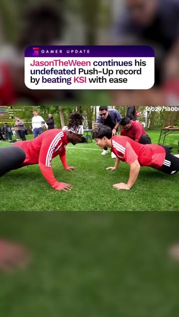 JasonTheWeen continues his undefeated push up record #jasontheween #ksi #sidemen