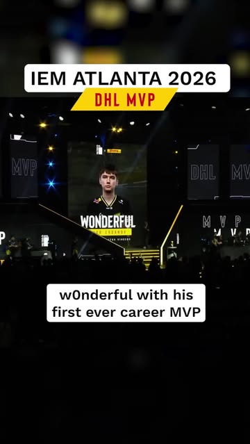 w0nderful claimed his first career DHL MVP at IEM Atlanta after leading NAVI to the title

#w0nderful #DHL #CS2 #IEMAtlanta #NAVI #Esports #Gaming #csgo