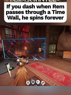 If you dash when Rem passes through a Time Wall, he spins forever Via/SpyzViridian