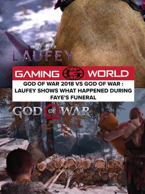 God of War 2018 vs God of War: Laufey shows what happened during Faye’s funeral #GodOfWar #Playstation #Gaming #Kratos