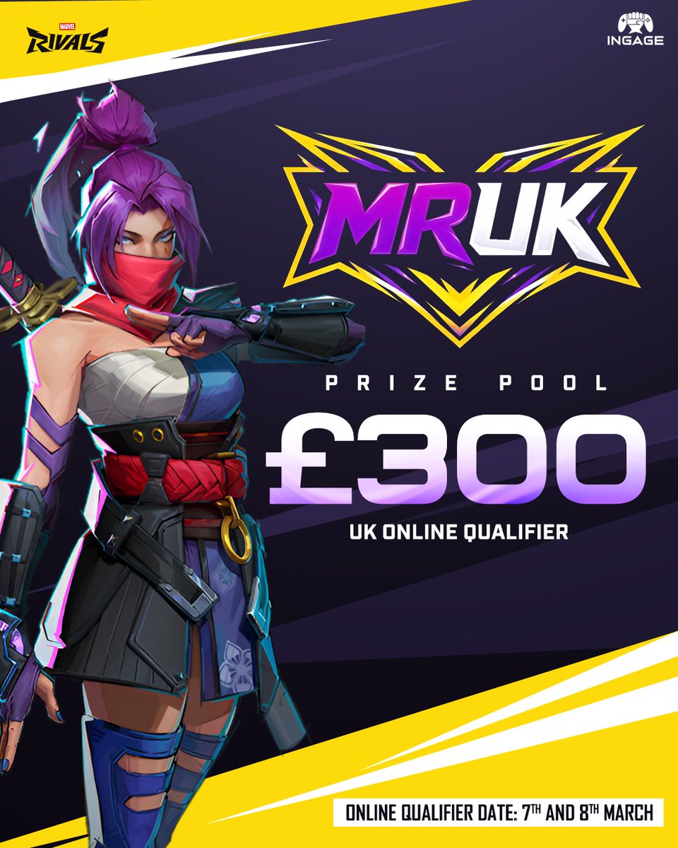 Happy to announce that we will be doing the Social Media coverage for #MRUK hosted by @INGAGEGG If you're a UK based Rivals player, sign up for the first Online Qualifier using the link below ⬇️Super hyped 🔥🔥 https://t.co/lYiaQxSdd3
