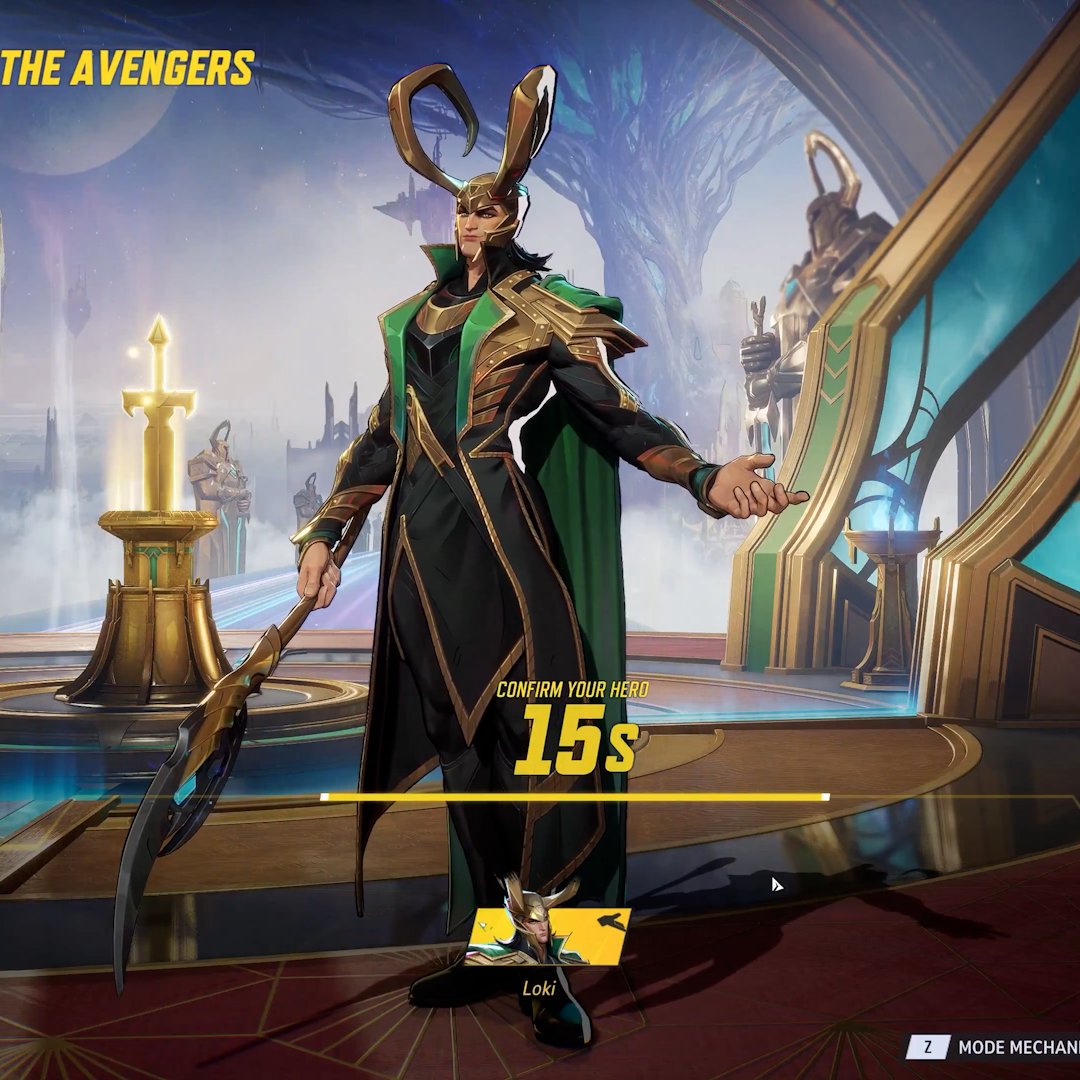 ‼️NEW IN-GAME LOOK AT AVENGERS LOKI SKIN! https://t.co/WDi3K9cGhy