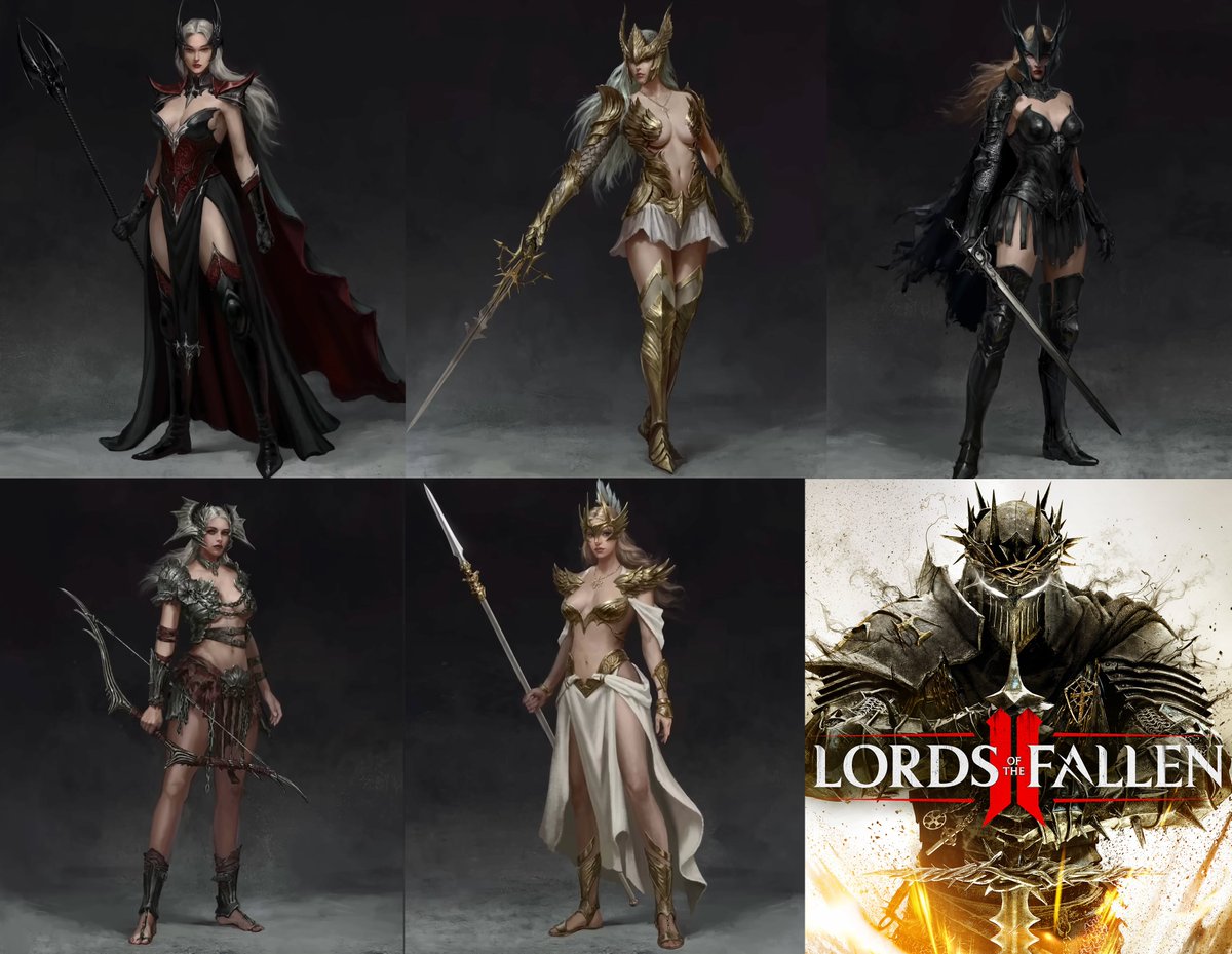 Lords of the Fallen II has revealed 5 new female character designs with @BGroundNPC https://t.co/acm022z3Jl