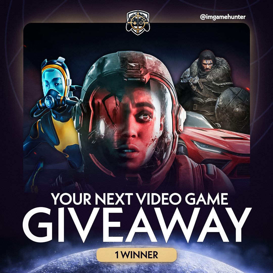 ‼️GIVEAWAY: Win any game of your choice... It can be💿Physical 🖥️Digital🎮Any Platform 👍Like + Retweet🏃Follow @imgamehunter💬COMMENT: Game choice, Platform, Country https://t.co/Hz2hlMhtgX