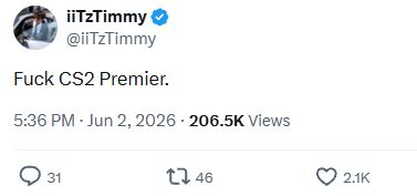 What over 170 hours of CS Premier does to a man https://t.co/IkTwblqJ1E